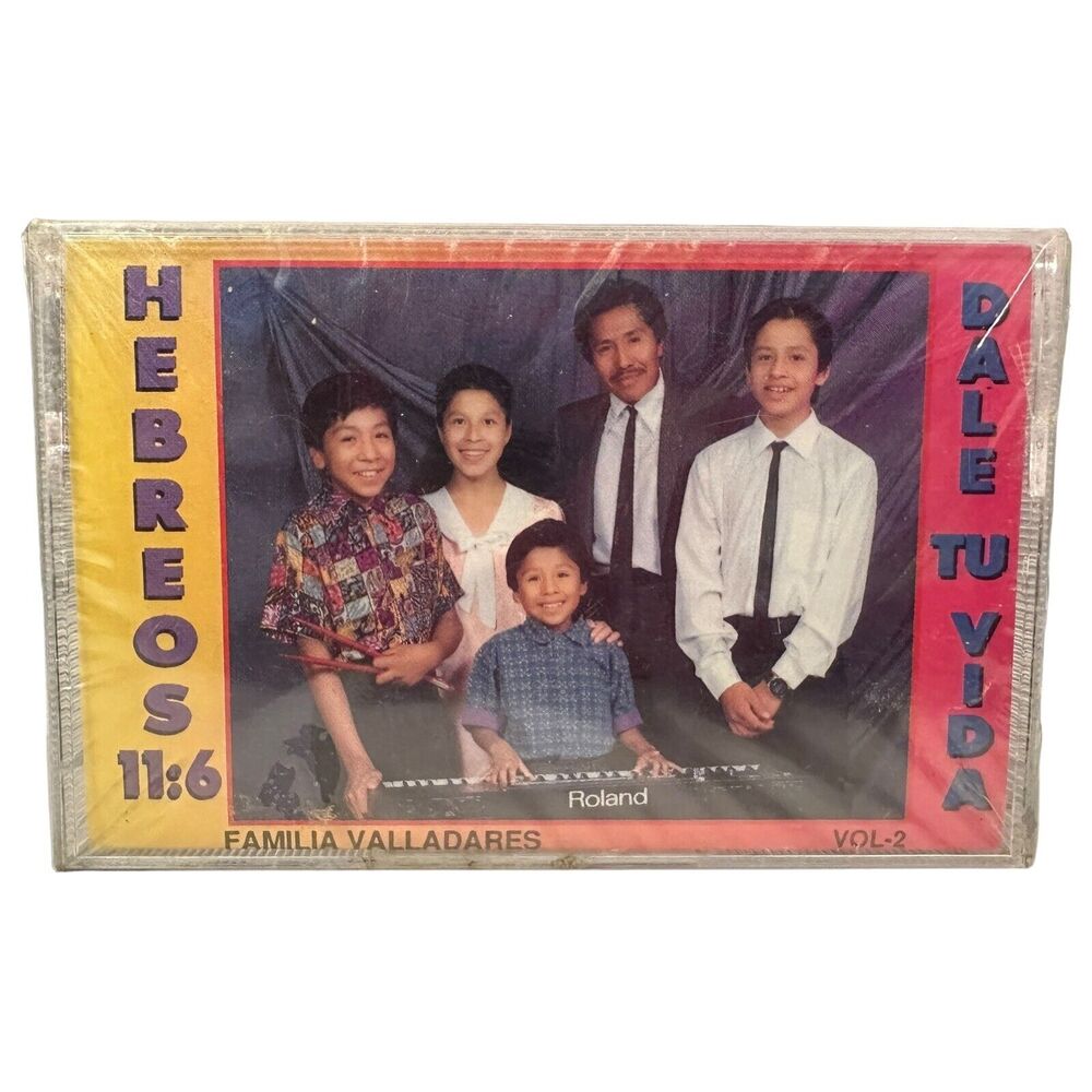 Dale Tu Vida by Hebreos 11:6‎ (Cassette, 1993) Música Cristiana NUEVO